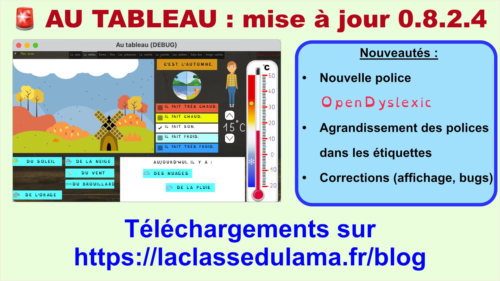 Au tableau 0.8.2.4