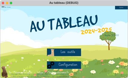 Au tableau 2024-2025 disponible !