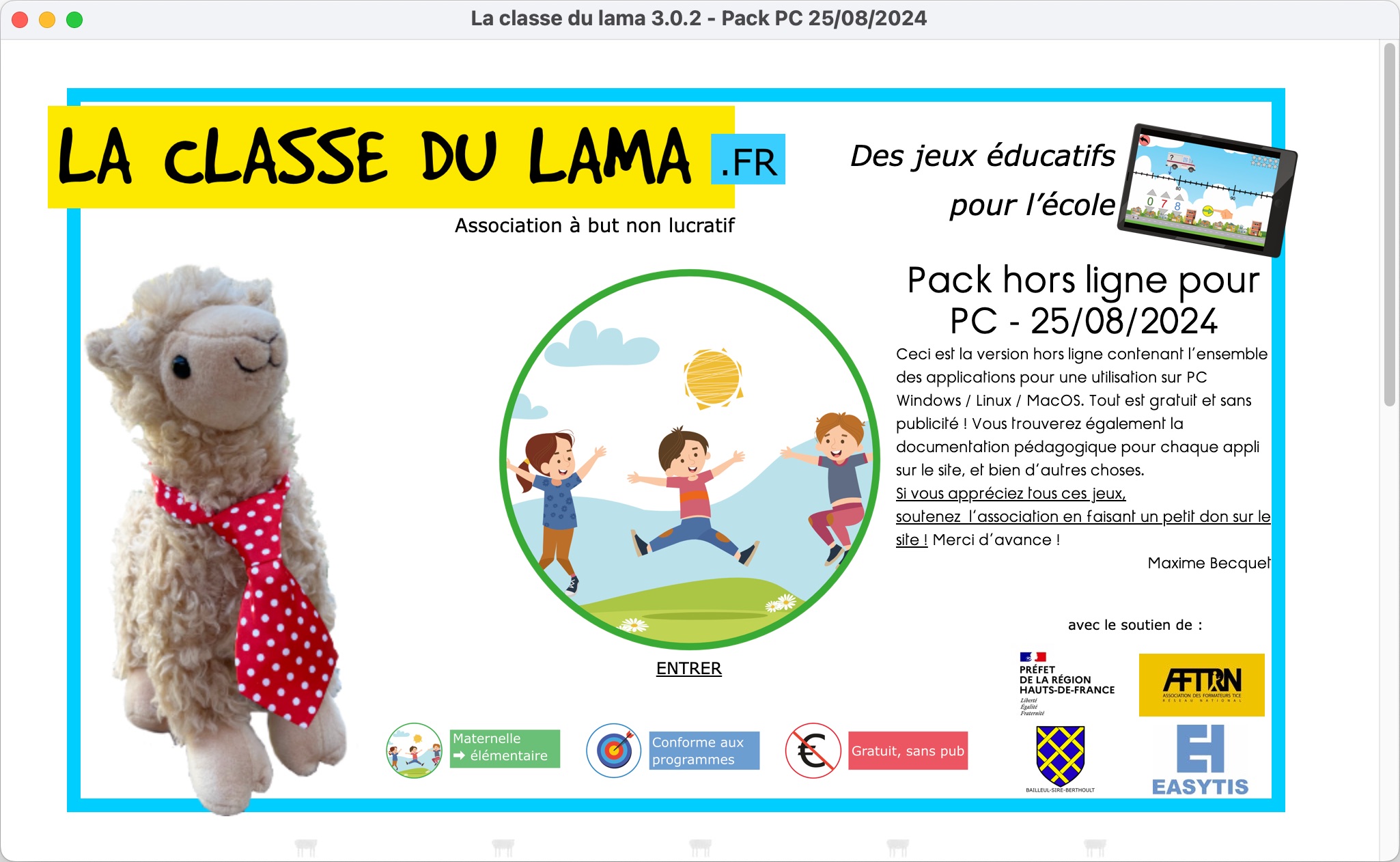 Le Pack PC des jeux du lama est disponible !