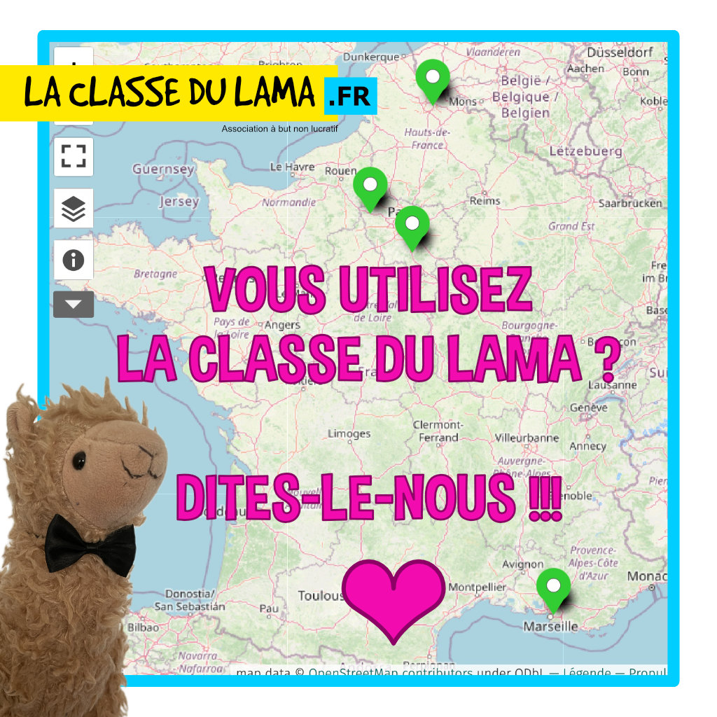 La carte des utilisateurs